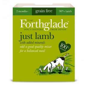 Forthglade Adult GF Just 90% Lamb 395g (Pack of 18)