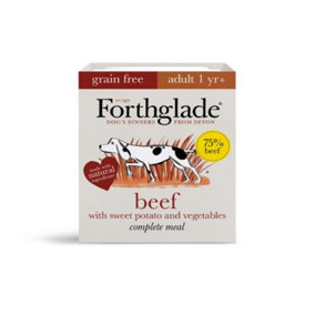 Forthglade Dog Adult Beef With Sweet Potato & Veg 395g (Pack of 18)