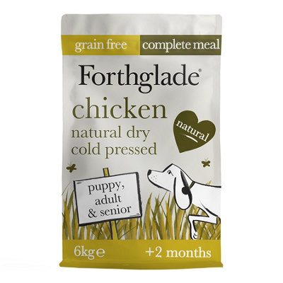 Forthglade Dog Adult Grain Free Cold Pressed Chicken Dog Food 6kg