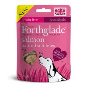 Forthglade Hand Baked GF Treats Salmon With Botanicals 90g (Pack of 8)