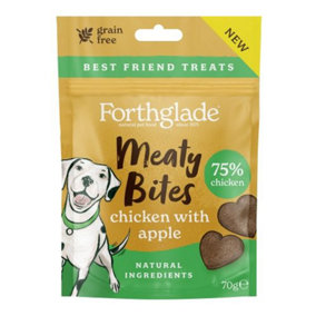 Forthglade Meaty Bites - Chicken with Apple 70g (Pack of 10)
