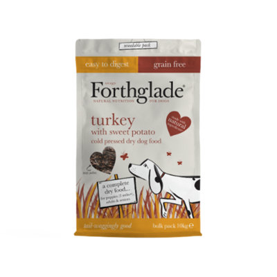 Forthglade Natural Dry Cold Pressed Turkey Grain Free 10kg