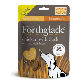 Forthglade Soft Bite GF Mini Treats Chicken Duck 90g (Pack of 8)