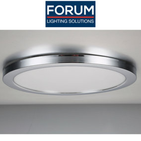 Forum Lighting Wall and Ceiling Light 18W IP44 - Chrome