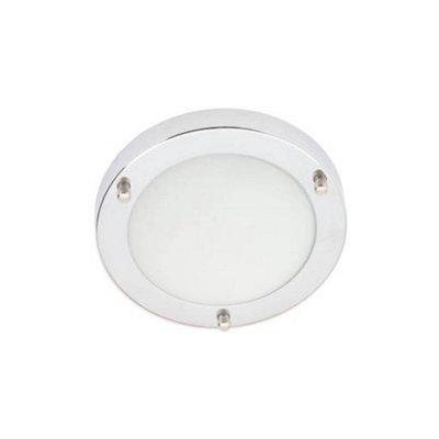 Forum Spa SPA-34046-CHR Delphi Small LED Flush Ceiling Light - Chrome (11972)