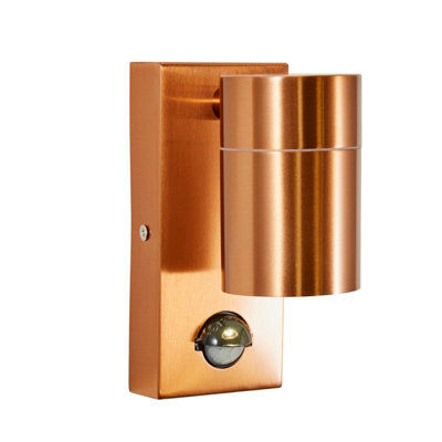 Forum ZN-37938-COP Leto GU10 Fixed Up Or Downlight With Pir Sensor Copper