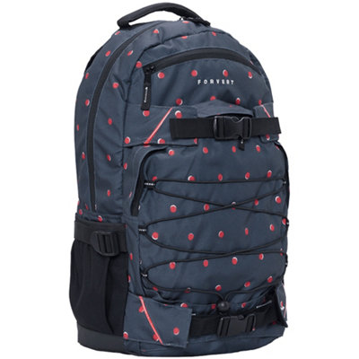 Forvert Study Louis Backpack Navy Doubledots