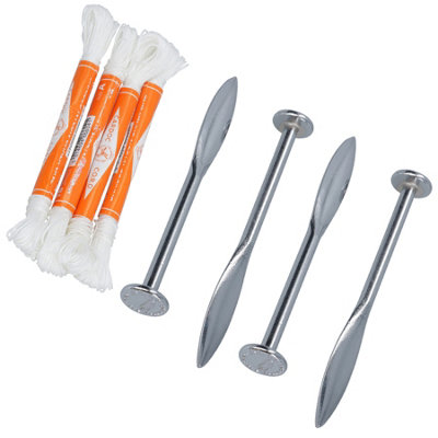 Four Footprint Line Pins & Four Braided Nylon Chalk Line Size A 18m ...