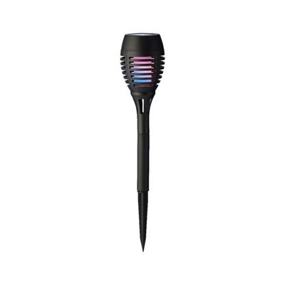 Four Small Colour Changing Solar Stake Lights