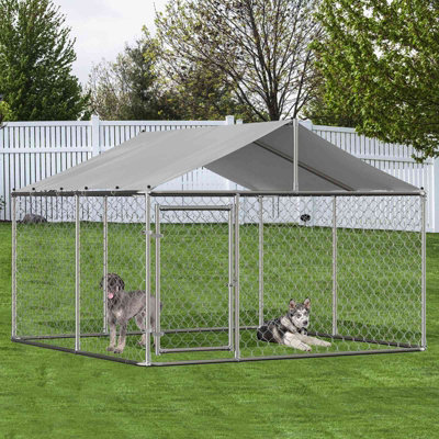 FoxHunter 3X3M Outdoor Dog Animal Shelter Lockable Cover Dog Training Playing Crate Price Comparisons | Compare The Build
