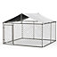 FoxHunter 3X3M Outdoor Dog Animal Shelter Lockable Cover Dog Training Playing Crate