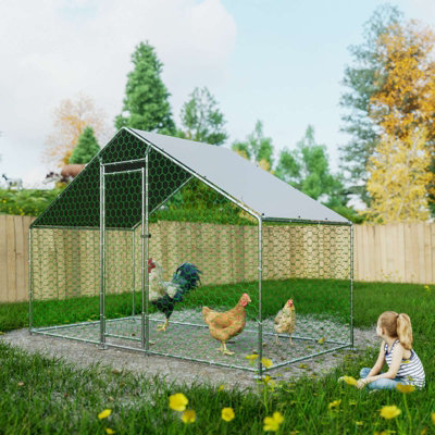 Rabbit Cage Magazoopet Large Chicken Coop With Run, Tractor