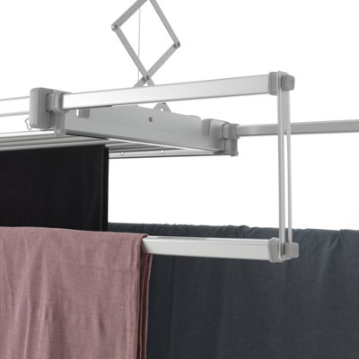 Foxydry Pro 122 cm Ceiling Drying Rack, Electric Clothes Dryer with ...
