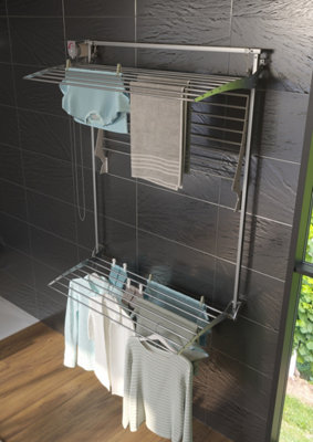 Foxydry Tower 152 cm Grey, Freestanding Laundry Drying Rack with ...