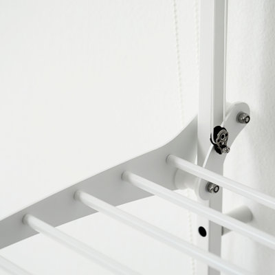 Foxydry Wall 88 cm White, Vertical Clothes Drying Rack, Space-saving ...