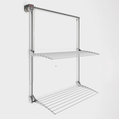 Foxydry Wall Plus 152 cm Grey, Wall-Mounted Clothes Dryer, Folding ...
