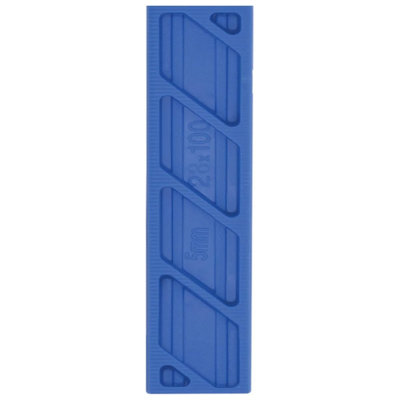 FP28 5mm Glazing Flat Shims for DIY & Construction - Plastic Frame Packers for Window, Door & Glass Fitting (28 x 100, 1000 pcs)