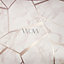 Fractal Geometric Marble Wallpaper Rose Gold - Fine Decor FD42264