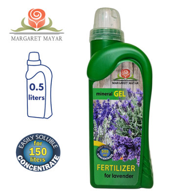 FRAGRANT BLOOMS GALORE, LAVENDER FERTILIZER - MINERAL GEL - 0.5L, BLOOMS AND STRENGTHENS