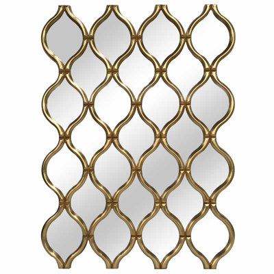 Frame Mirror - Glass - L131 x W3 x H100 cm - Gold