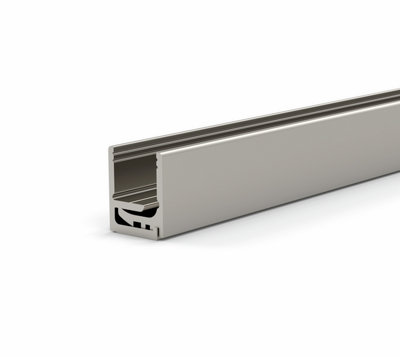 Frame profile in two parts, stainless steel colour E4/C31