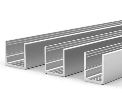 Frame profile one-piece, stainless steel colour E4/C31