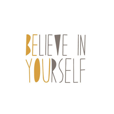 Framed Believe In Yourself Framed Art Room Decor Gifts for Girls Peel and Stick - 3