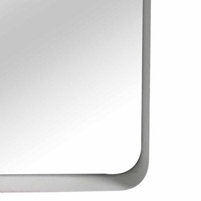 Framed Mirror - Glass/Iron - L50 x W4 x H80 cm - White