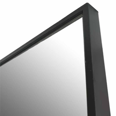 Framed Mirror - Glass/Iron - L80 x W2 x H105 cm - Black