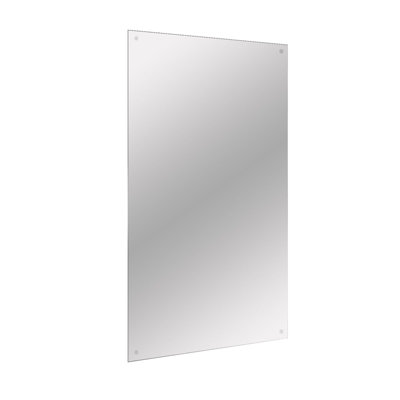 Frameless Mirror Includes All Fixings 450x300mm - M&W