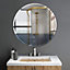 Frameless Round Wall Mounted Mirror L 60cm