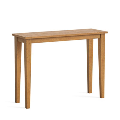 Fran Oak 95cm Console Table - By Roseland Furniture