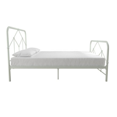 Francis farmhouse metal bed in green, king