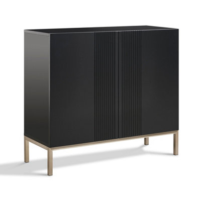 FRANK OLSEN IONA TALL SIDEBOARD BLACK