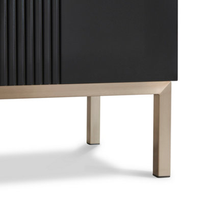 FRANK OLSEN IONA TALL SIDEBOARD BLACK