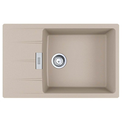 Franke Fragranite Kitchen Sink In Coffee, Single Bowl, 780x500mm