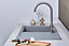 Franke Gemini GMD611UG 1.0 Bowl Tectonite Reversible Urban Grey Kitchen Sink
