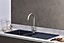 Franke Gemini GMD651GR 1.5 Bowl Tectonite Reversible Graphite Grey Kitchen Sink