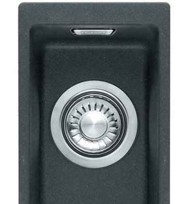 Franke Sirius SID110-16CB 1.0 Bowl Tectonite Undermount Black Kitchen Sink