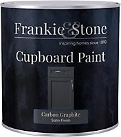Frankie & Stone Cupboard Paint - Carbon Graphite - 2.5 Litre - Refresh Wood Furniture & Cabinets