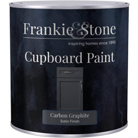 Frankie & Stone Cupboard Paint - Carbon Graphite - 2.5 Litre - Refresh Wood Furniture & Cabinets
