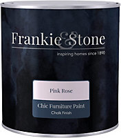 Frankie & Stone Furniture Paint - Pink Rose 500ml - Water Based - Quick Drying Solution
