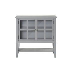 Franklin 2 door storage cabinet in grey