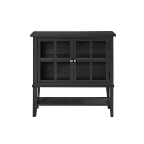 Franklin cabinet with 2 doors in black