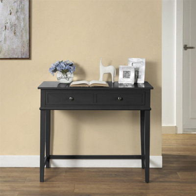 Franklin Writing Desk with 1 Drawer Black