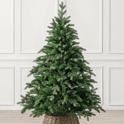 Fraser Fir Artificial Christmas Tree Full Bodied Bushy Decoration with Stand 5ft