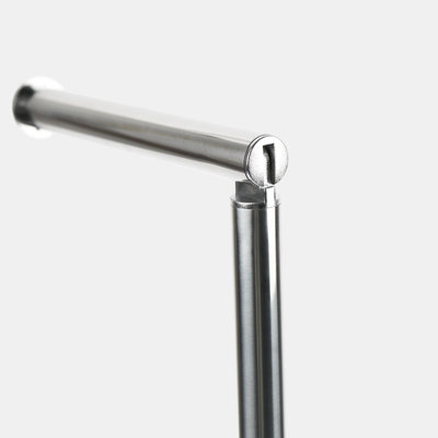 Free Standing Toilet Roll Holder Space Saving Storage Bathroom Loo Roll Frame - 6