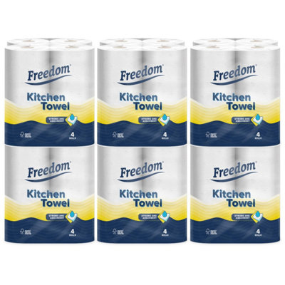 Freedom Rhino Super Strong & Absorbent MultiPurpose Kitchen Paper Roll ...