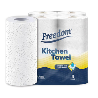 Freedom Rhino Super Strong & Absorbent MultiPurpose Kitchen Paper Roll ...