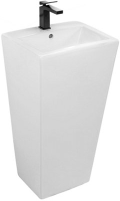 FREESTANDING BASIN REA DARIA WHITE, CERAMIC